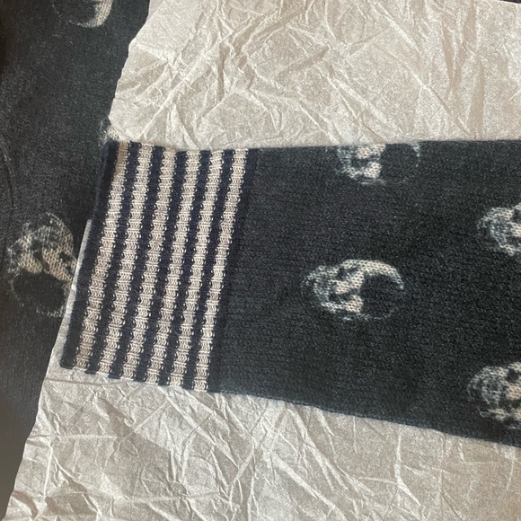 Skull Print Cashmere Cardigan from 360 CASHMERE - Picture 8 of 10